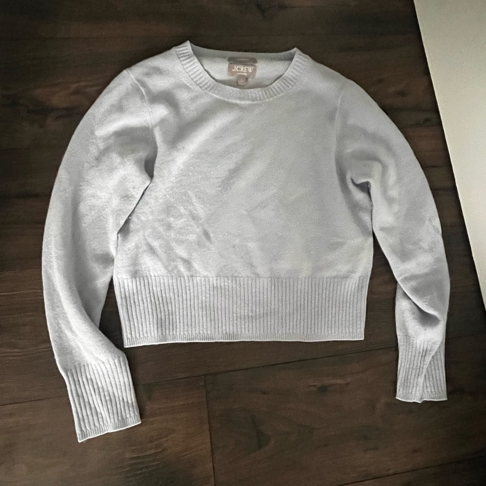 J. Crew Light Blue Women's Sweater